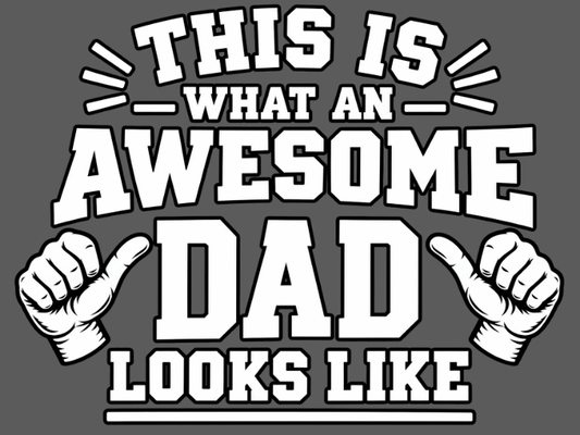 "This Is What An Awesome Dad Looks Like" - Stubby