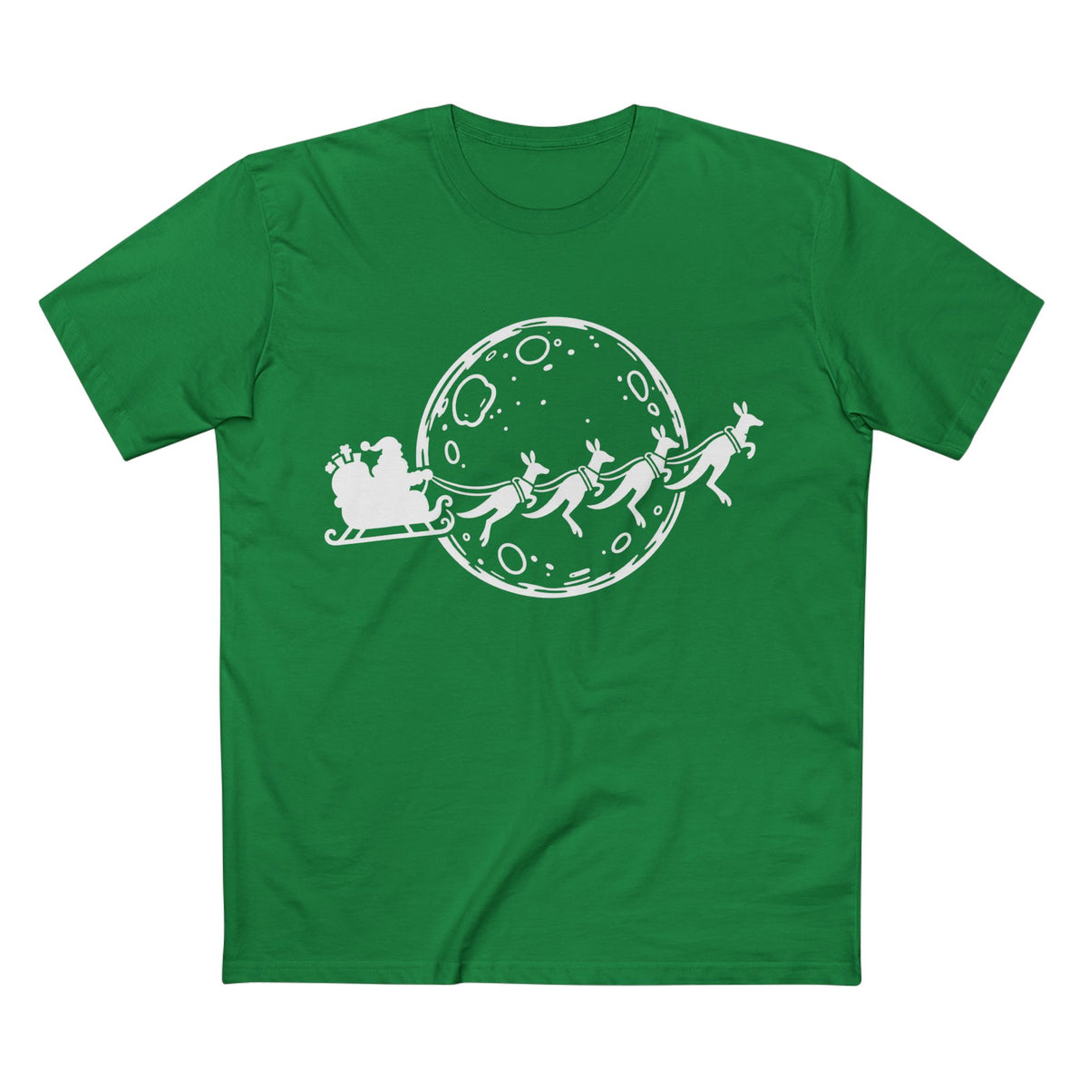 Santa's Roos Christmas Tee - Men's