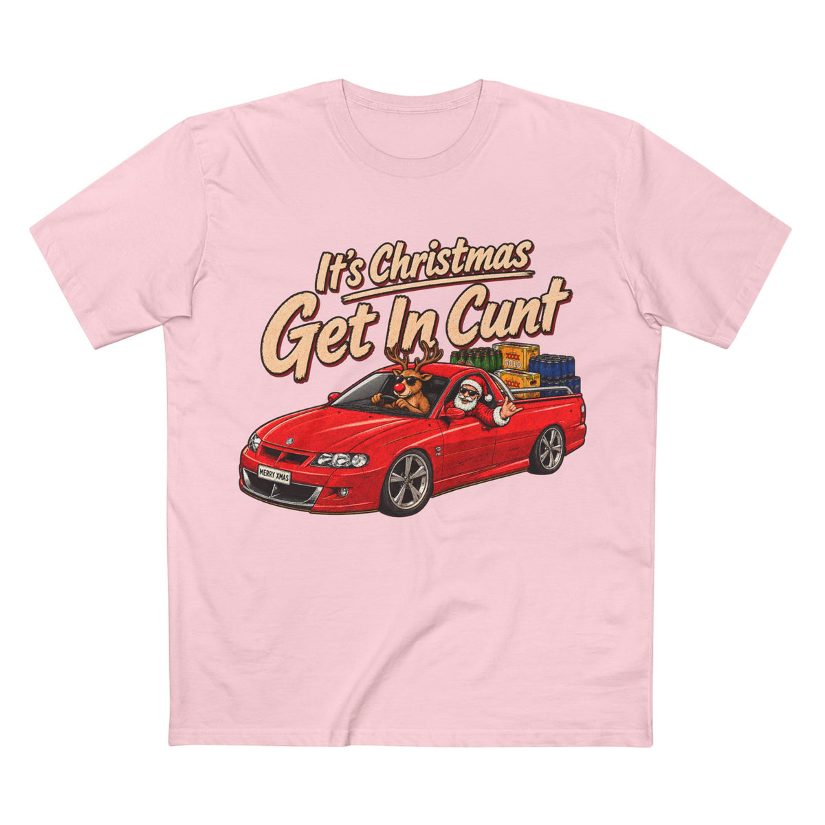SANTA’S DOING SKIDS — A Very Commodore Christmas - Men's Tee