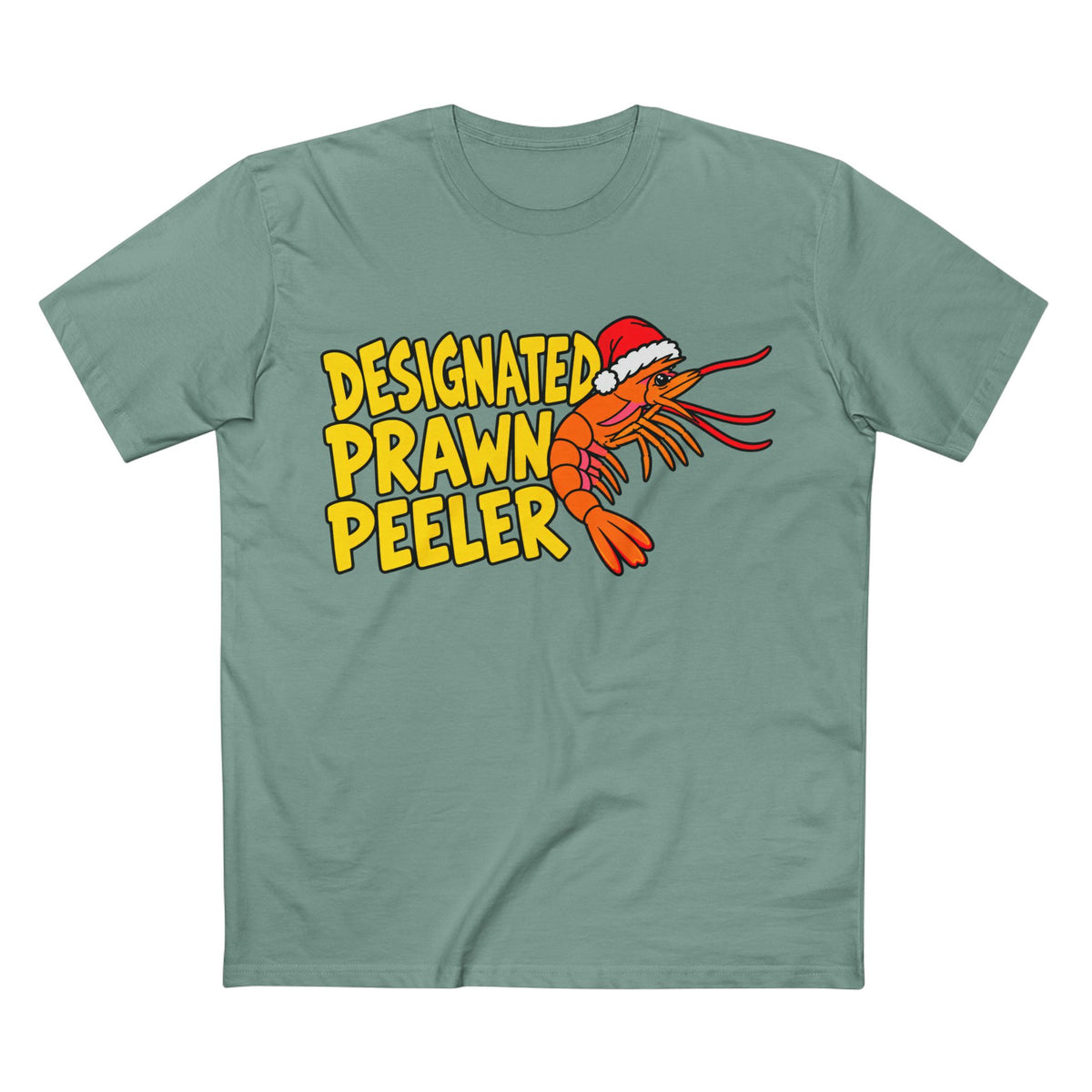 Designated Prawn Peeler Christmas Tee- Men's
