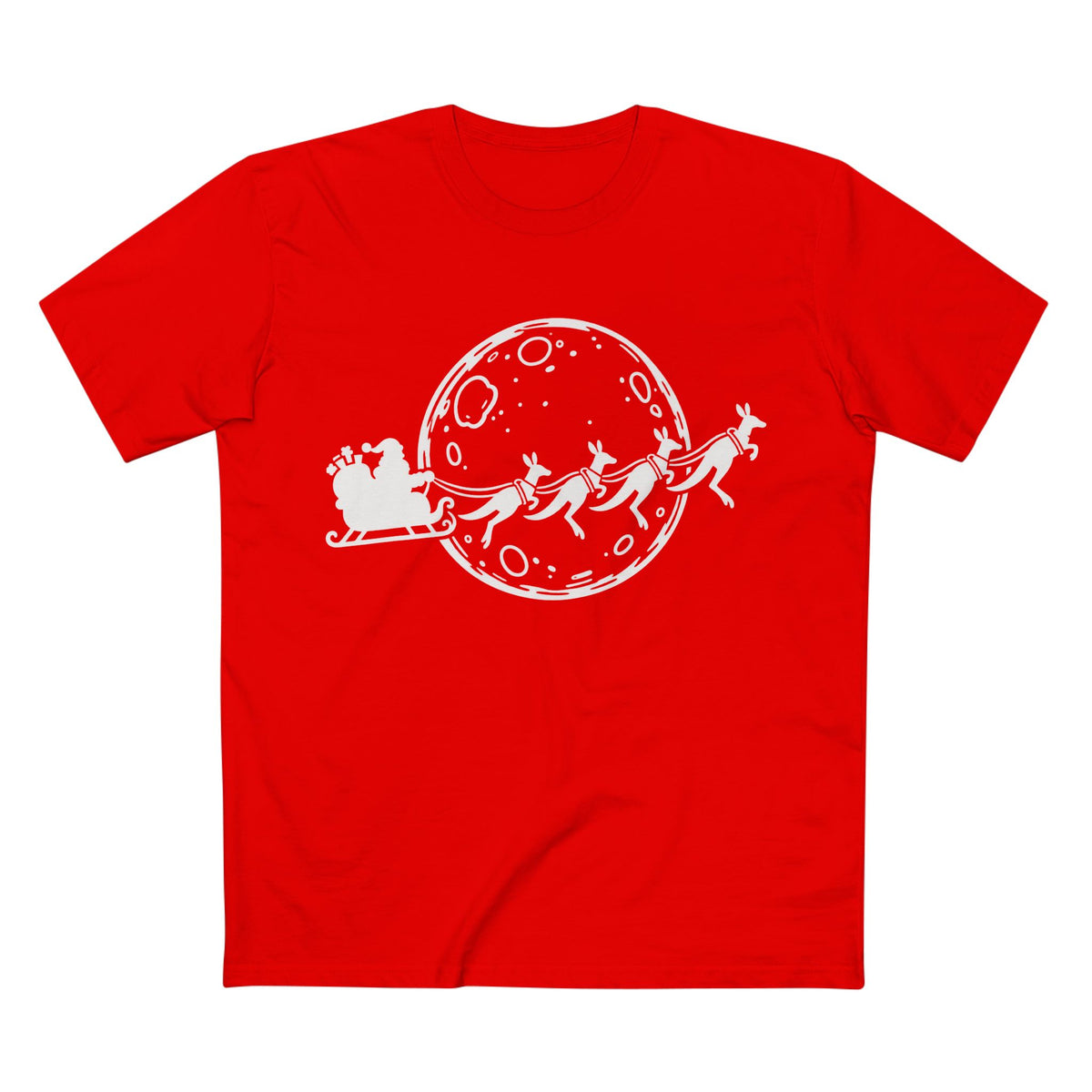 Santa's Roos Christmas Tee - Men's