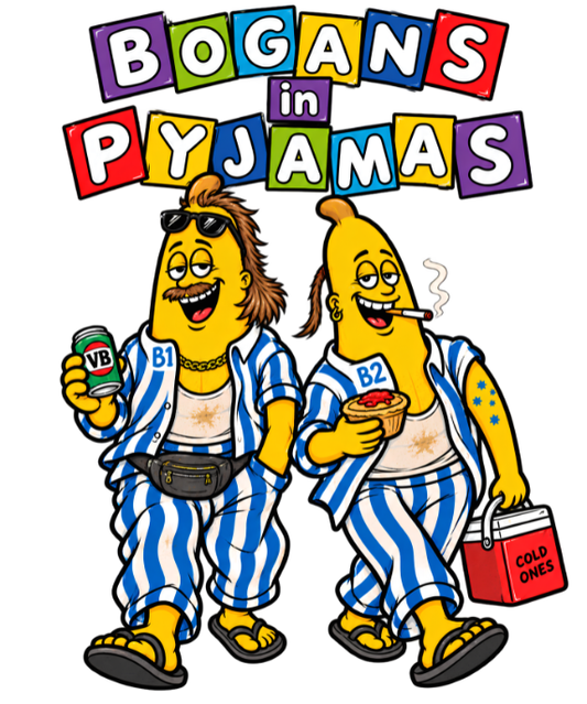 Bogans in Pyjamas Tee — Men's