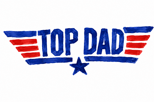 Top Dad Ceramic Coffee Mug — Patriotic Father’s Day Gift