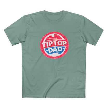 Tip Top Dad T-Shirt — Vintage Red & Blue Dad Logo Tee (Father’s Day Gift)