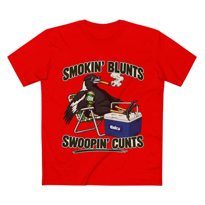 "Smokin' Blunts, Swoopin' Cunts" - Men's Tee