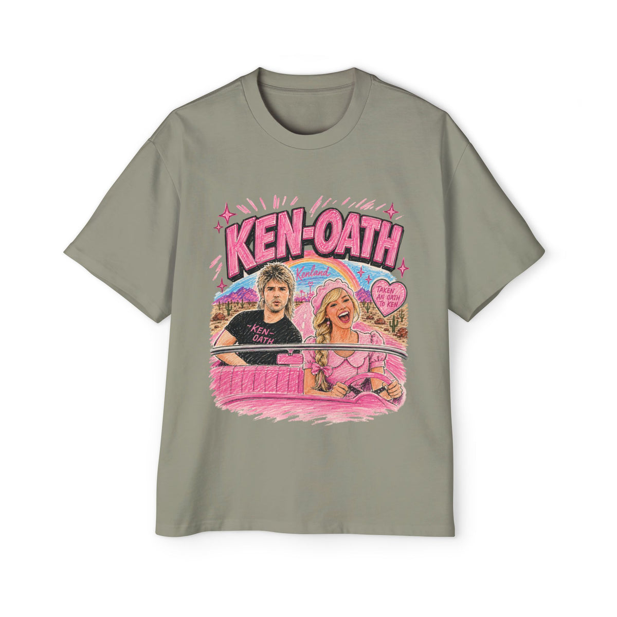 Ken-Oath Oversized Boxed Tee - Unisex