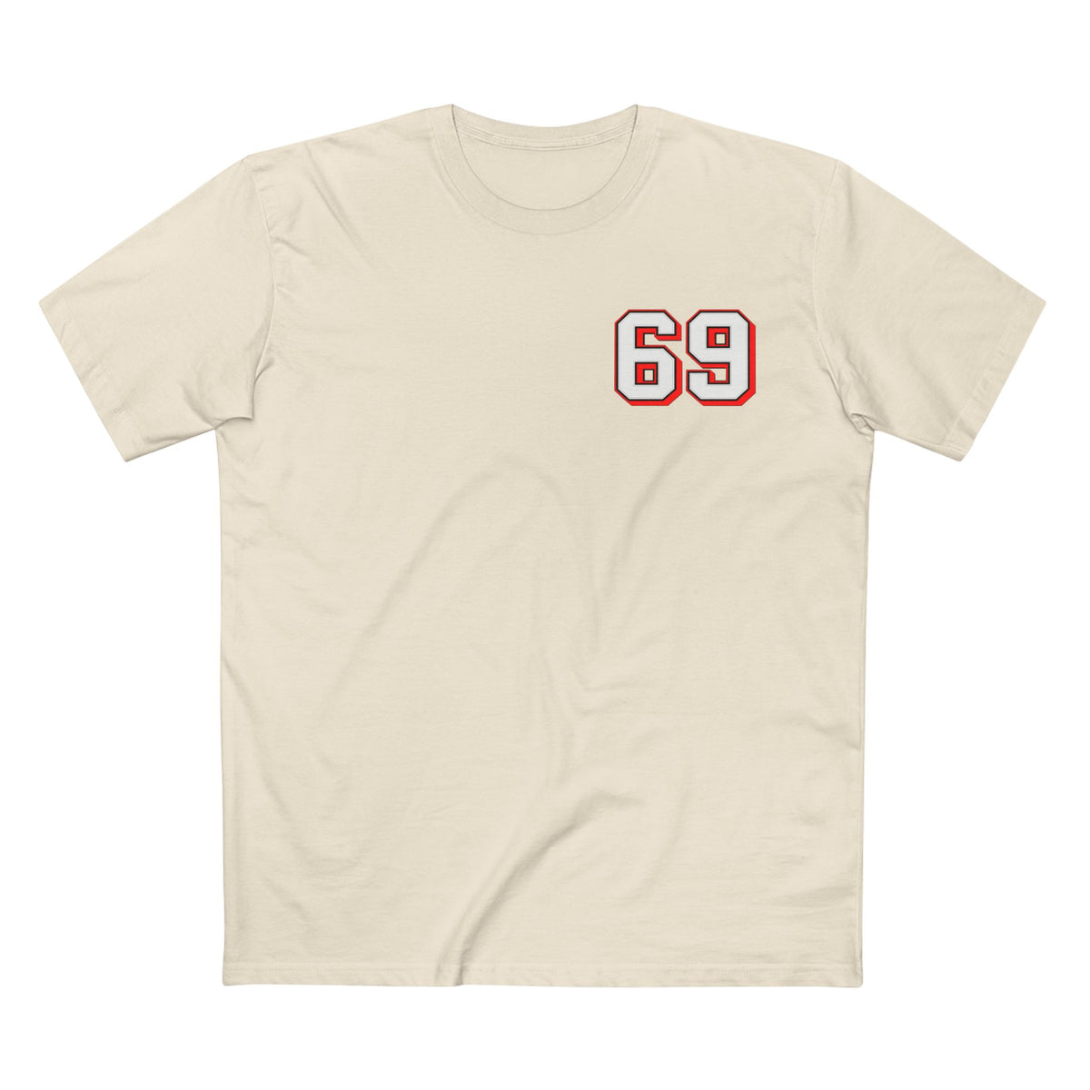 69 Because F*** 67 Front and Back Print - Men's