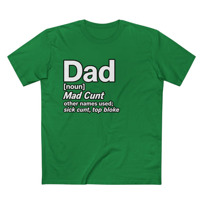 Dad Definition — Funny Dad Gift for Father’s Day Men's Tee