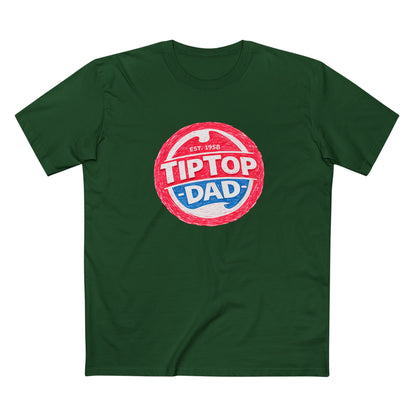 Tip Top Dad T-Shirt — Vintage Red & Blue Dad Logo Tee (Father’s Day Gift)