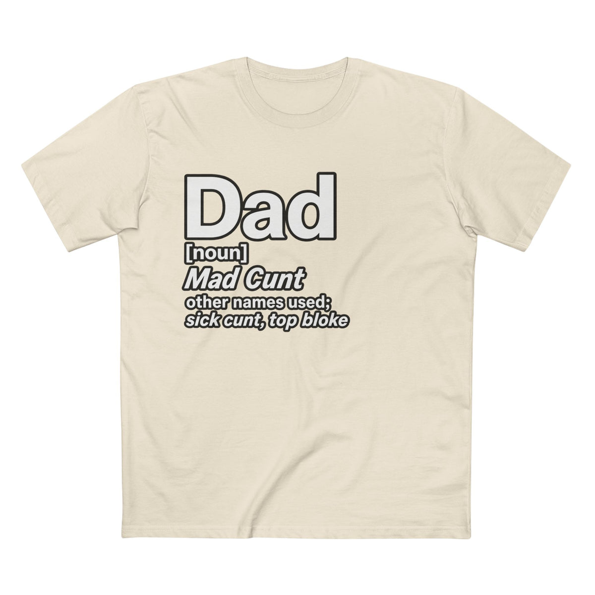 Dad Definition — Funny Dad Gift for Father’s Day Men's Tee