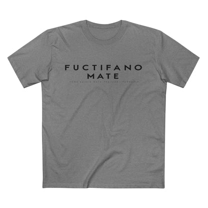 Fuctifano Mate! Graphic Tee — Minimalist Text Logo T-Shirt
