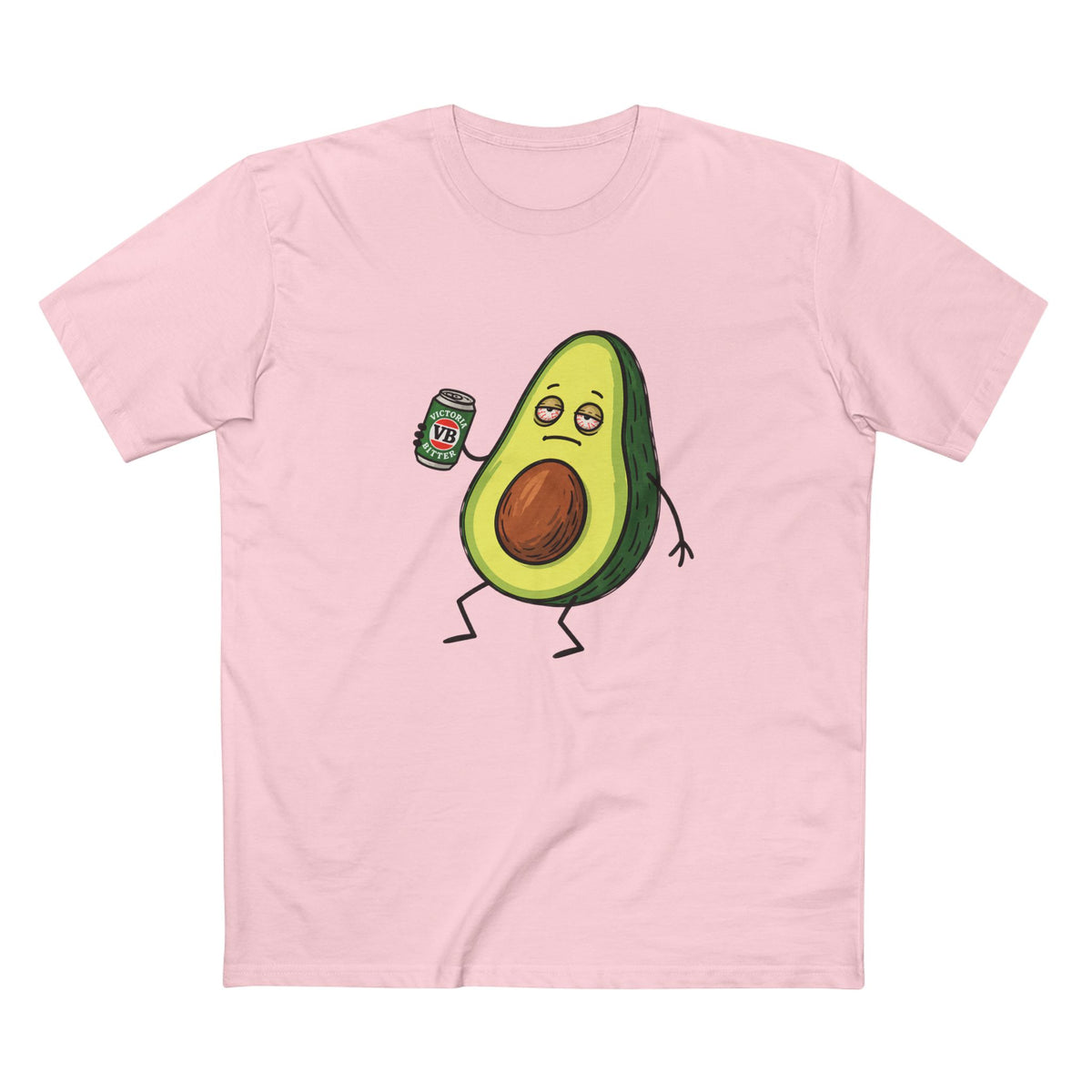 The "Smashed Avo" – Funny Drunk Avocado Graphic T-Shirt