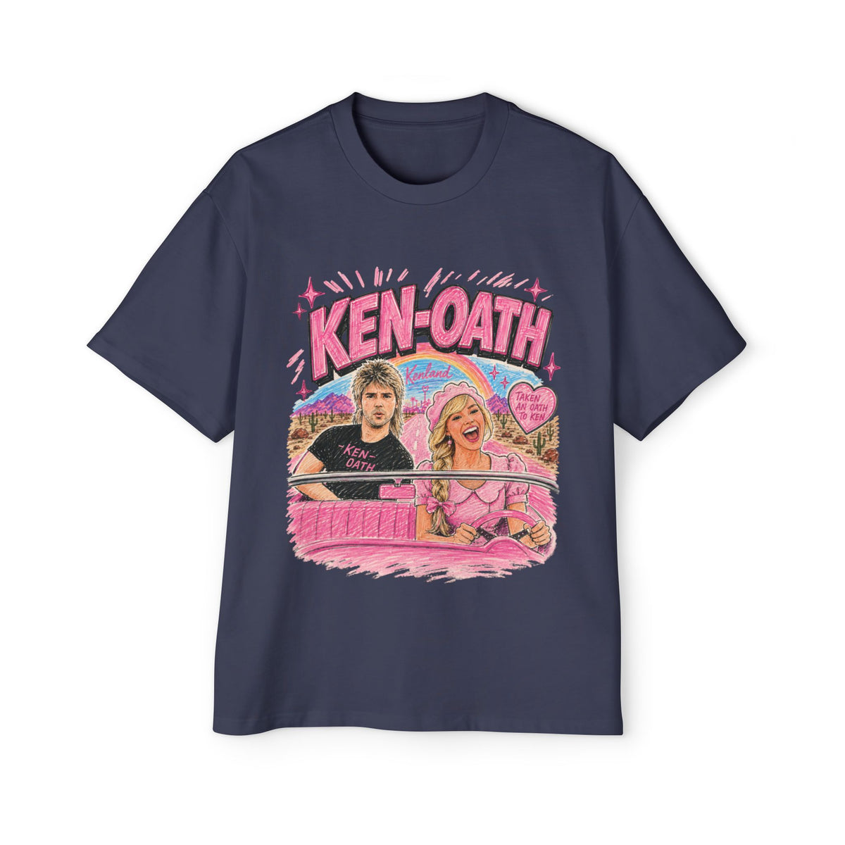 Ken-Oath Oversized Boxed Tee - Unisex
