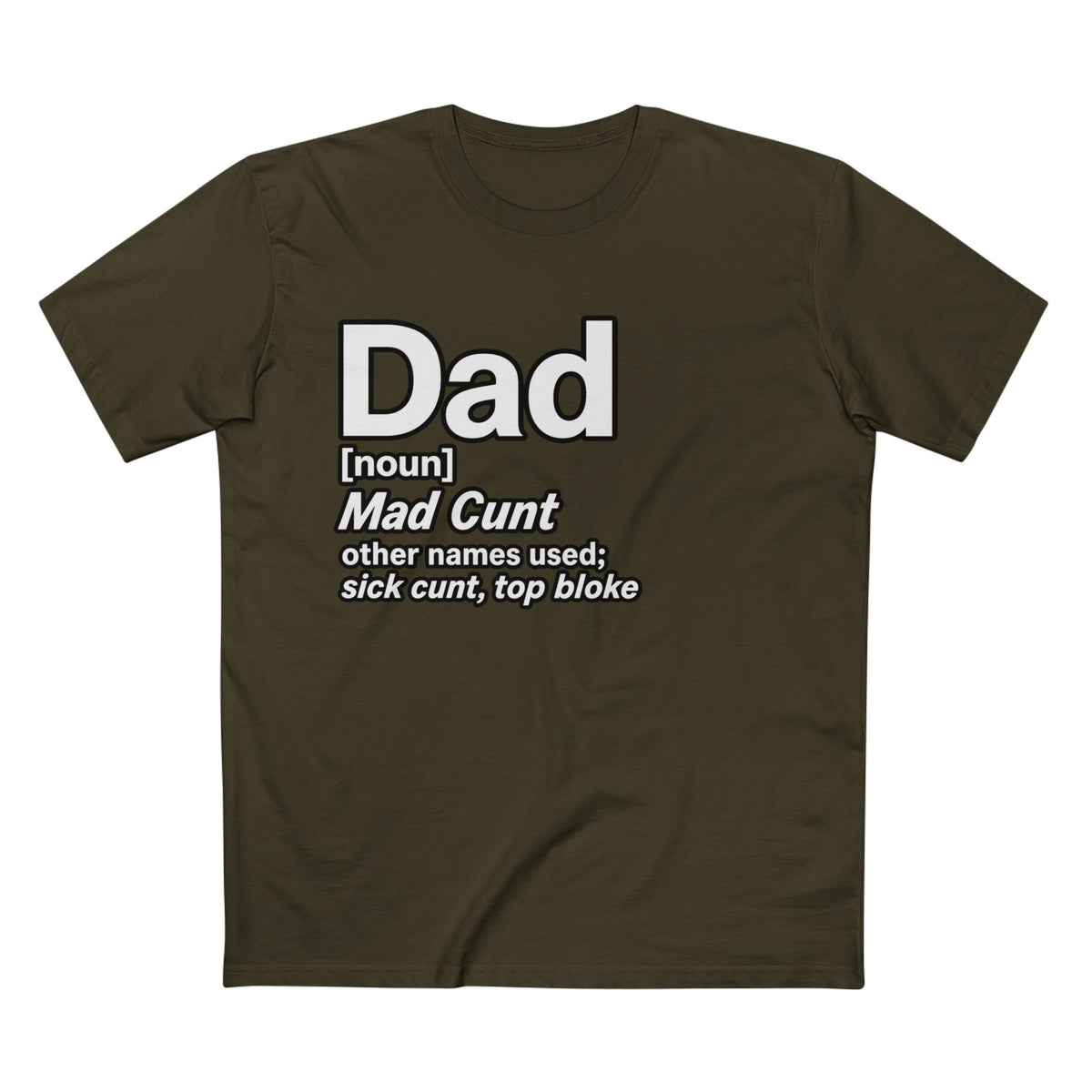 Dad Definition — Funny Dad Gift for Father’s Day Men's Tee
