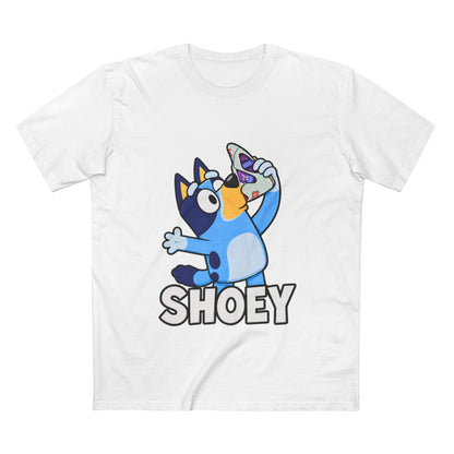 Bluey Shoey T-Shirt — Funny Cartoon Dog Drinking Tee