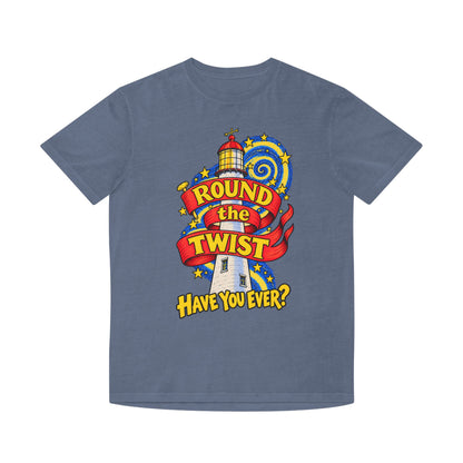 Round the Twist Vintage Faded T‑Shirt — “Have You Ever?” - Unisex