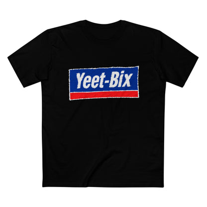 Yeet-Bix Graphic Tee — Retro Parody Cereal Logo T-Shirt
