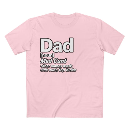 Dad Definition — Funny Dad Gift for Father’s Day Men's Tee