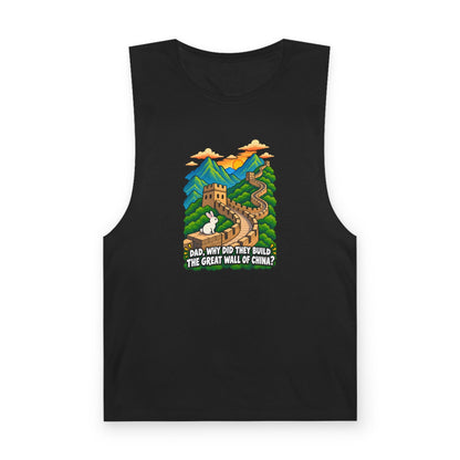 "Dad, Why Did They Build the Great Wall of China?" Tank - Men's