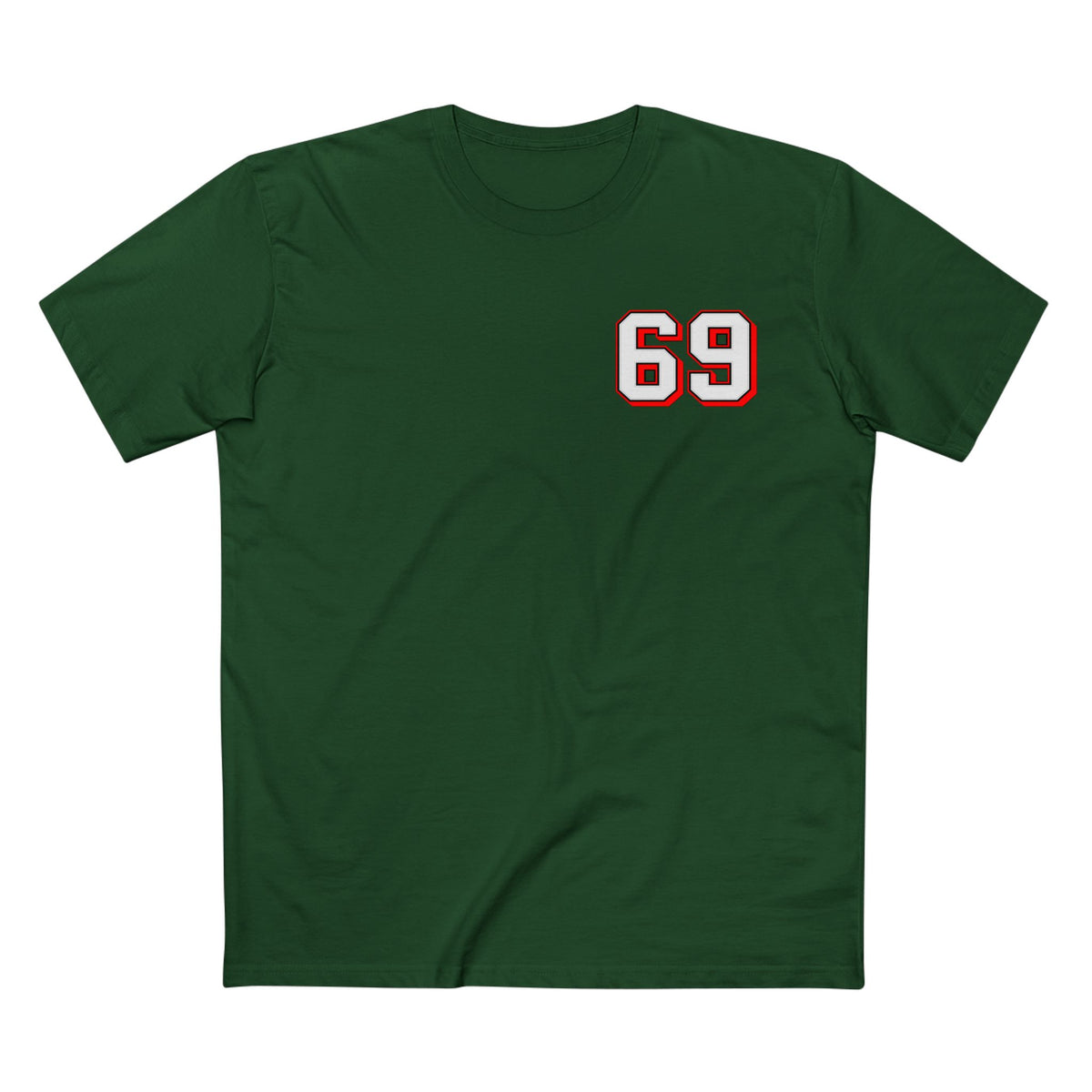 69 Because F*** 67 Front and Back Print - Men's