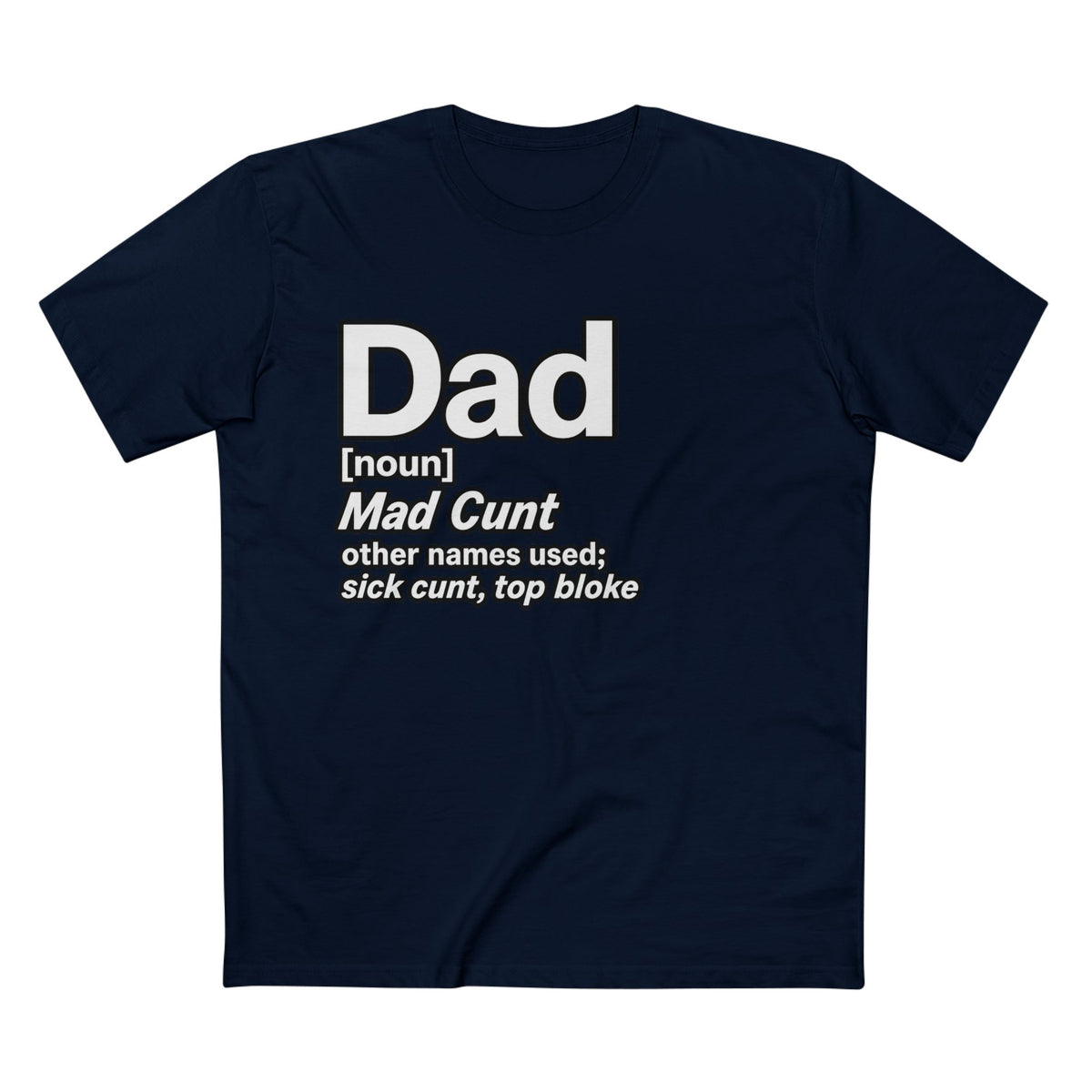 Dad Definition — Funny Dad Gift for Father’s Day Men's Tee