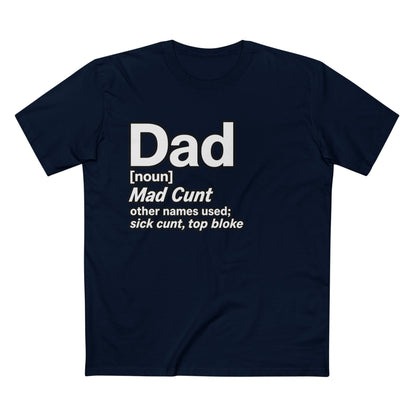 Dad Definition — Funny Dad Gift for Father’s Day Men's Tee
