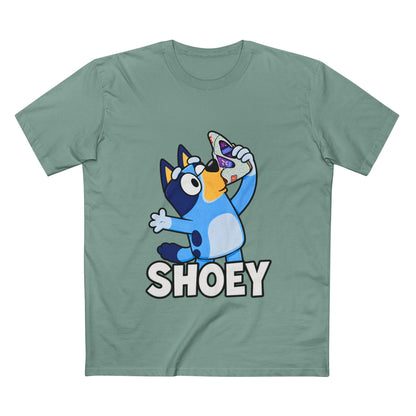 Bluey Shoey T-Shirt — Funny Cartoon Dog Drinking Tee