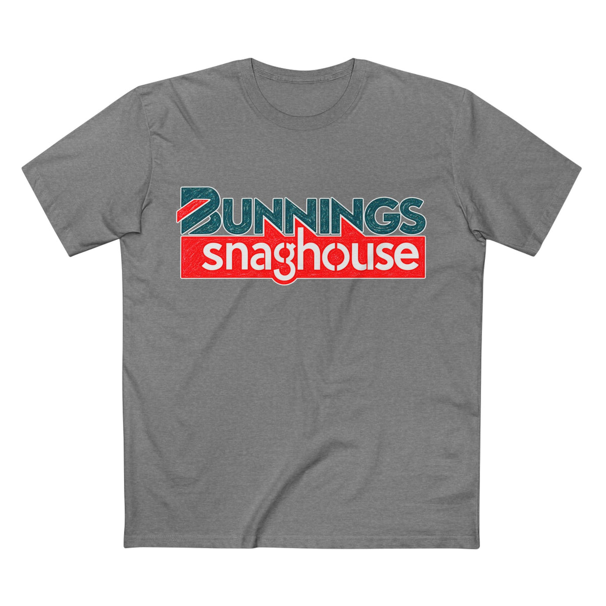 Bunnings Snaghouse T‑Shirt — Bunnings Warehouse Parody Tee