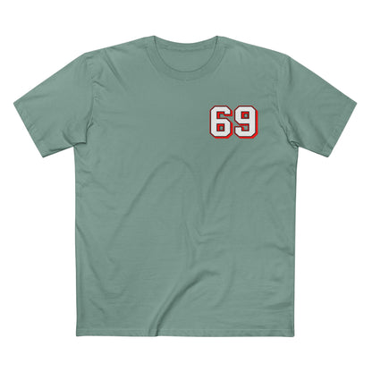 69 Because F*** 67 Front and Back Print - Men's