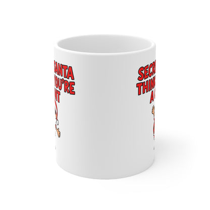 "Secret Santa Thinks You're a Cunt" - Christmas Mug