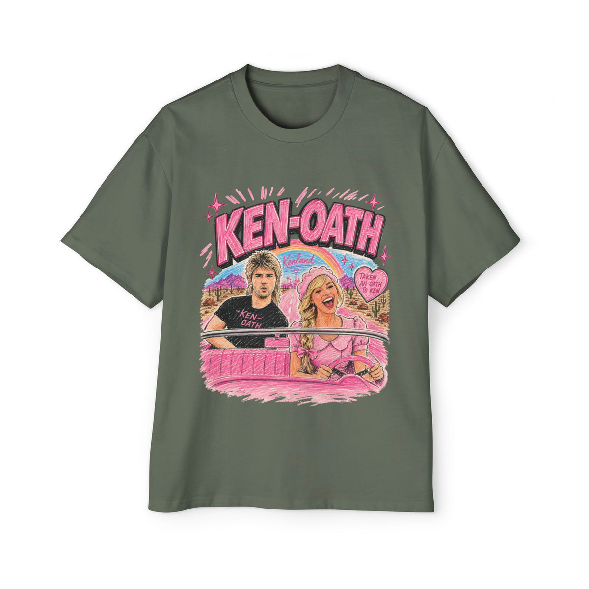 Ken-Oath Oversized Boxed Tee - Unisex