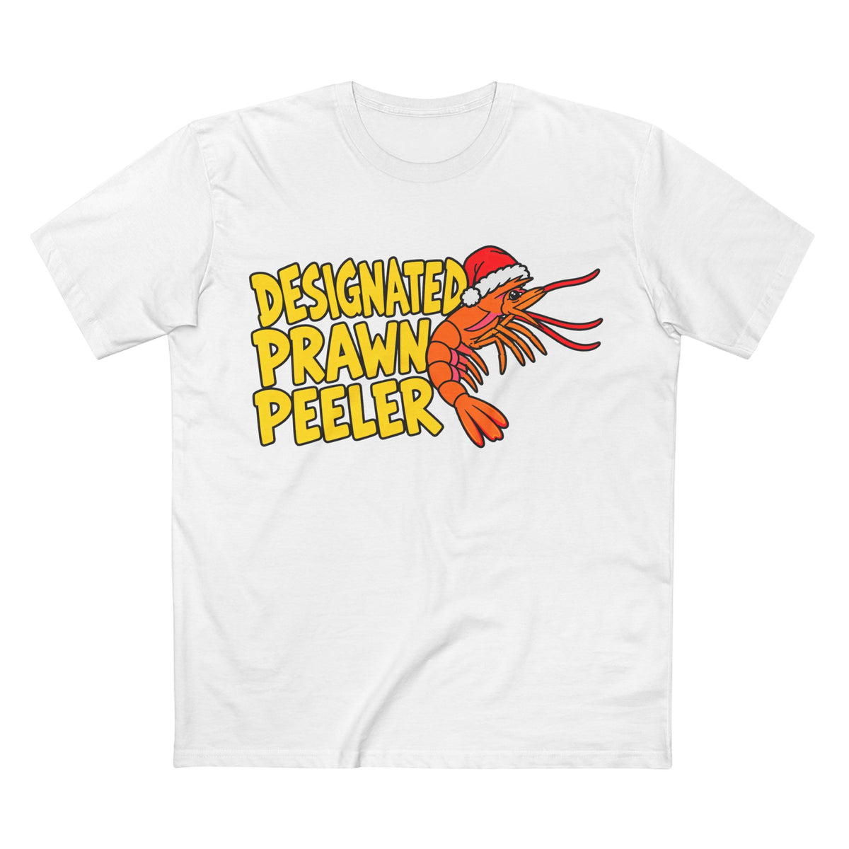 Designated Prawn Peeler Christmas Tee- Men's