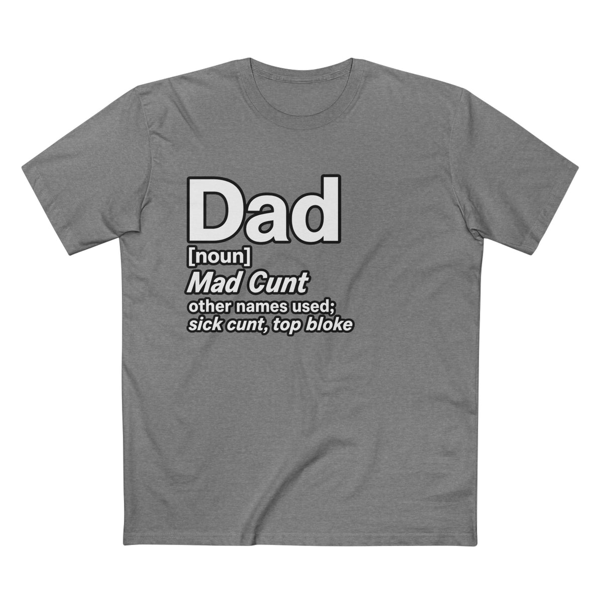 Dad Definition — Funny Dad Gift for Father’s Day Men's Tee