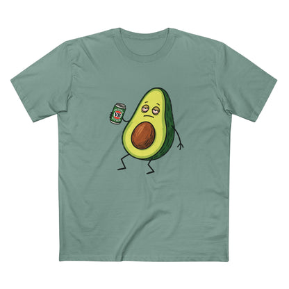 The "Smashed Avo" – Funny Drunk Avocado Graphic T-Shirt