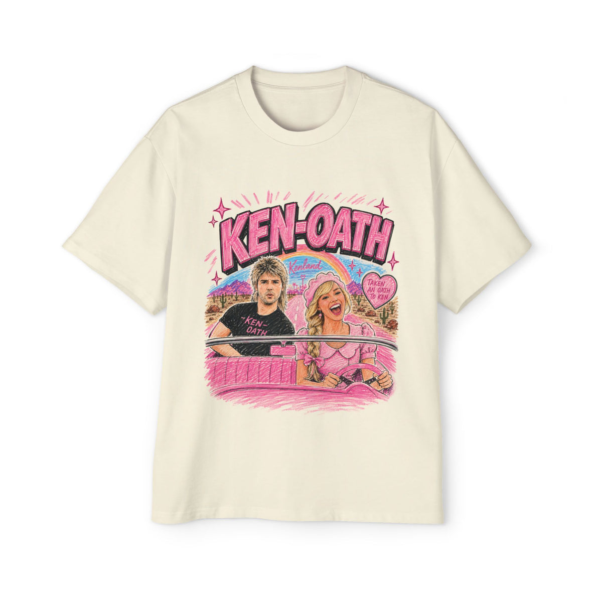 Ken-Oath Oversized Boxed Tee - Unisex