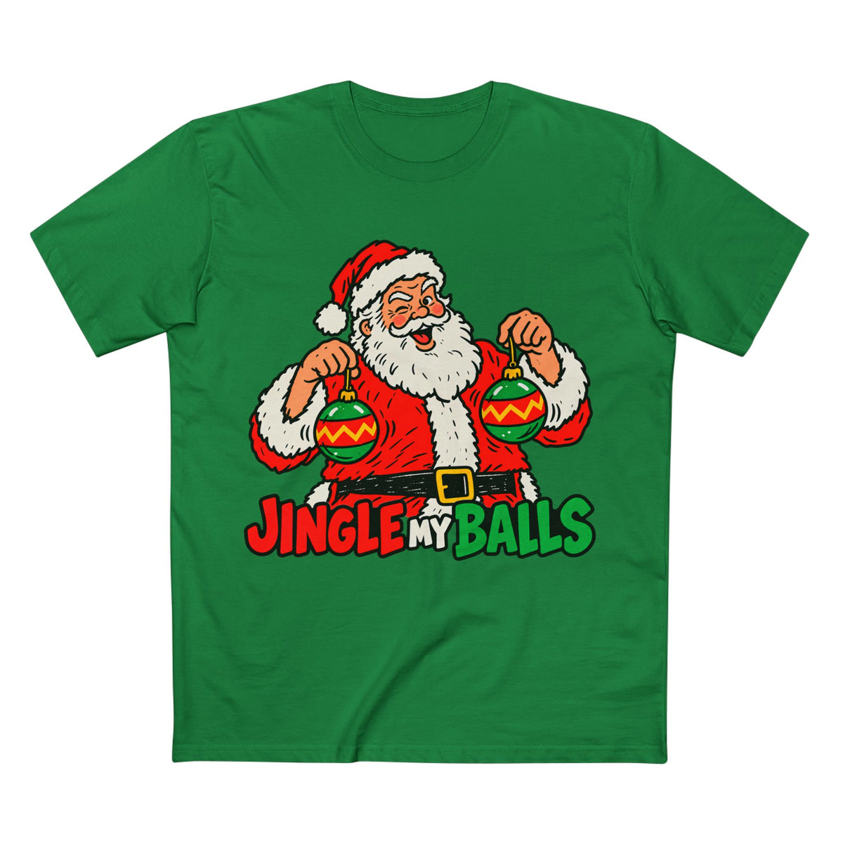 Jingle My Balls Christmas Tee — Men's