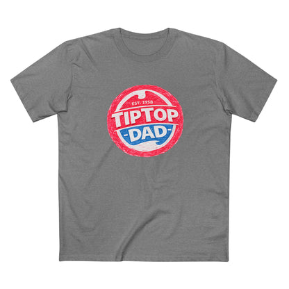 Tip Top Dad T-Shirt — Vintage Red & Blue Dad Logo Tee (Father’s Day Gift)