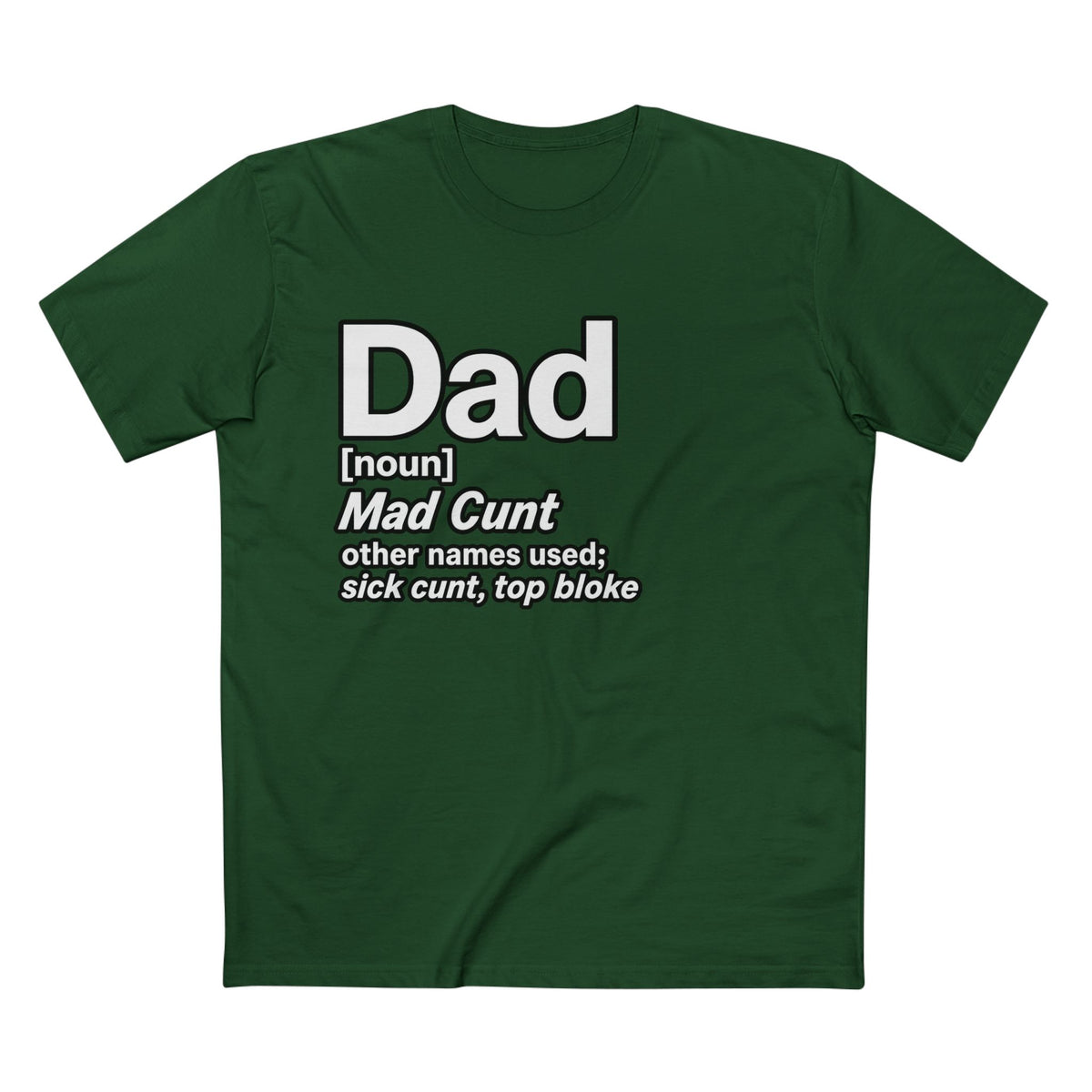 Dad Definition — Funny Dad Gift for Father’s Day Men's Tee