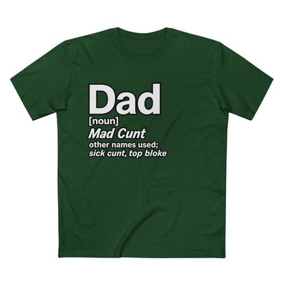 Dad Definition — Funny Dad Gift for Father’s Day Men's Tee