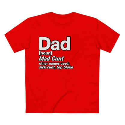 Dad Definition — Funny Dad Gift for Father’s Day Men's Tee
