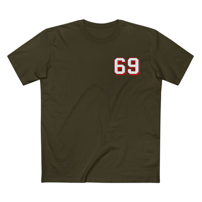69 Because F*** 67 Front and Back Print - Men's
