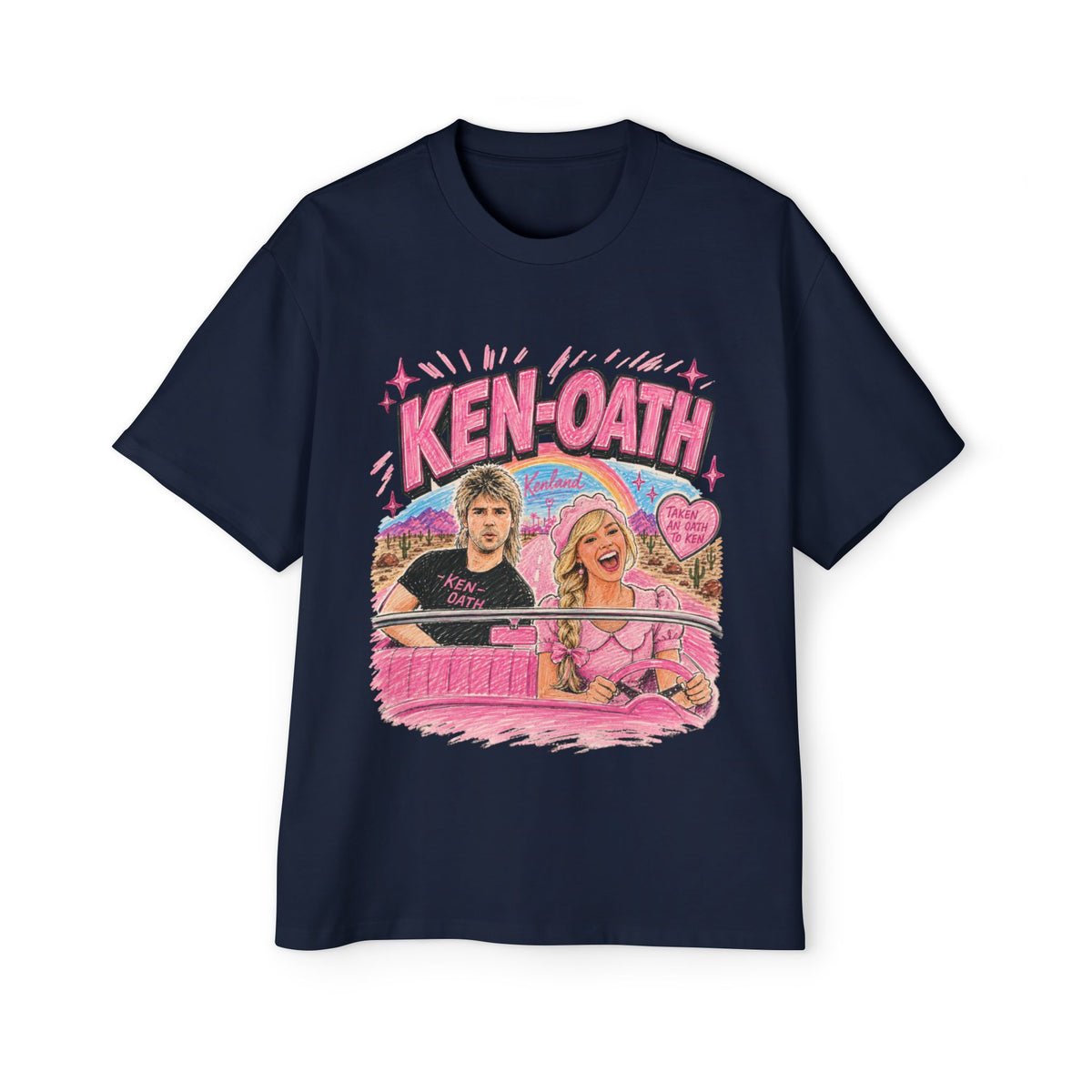 Ken-Oath Oversized Boxed Tee - Unisex