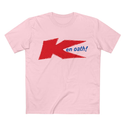 Retro 'Ken Oath!' Parody T-Shirt — Bold Red Logo Tee