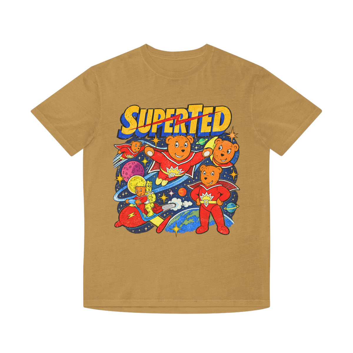 Super Ted Retro Faded Tee - Unisex