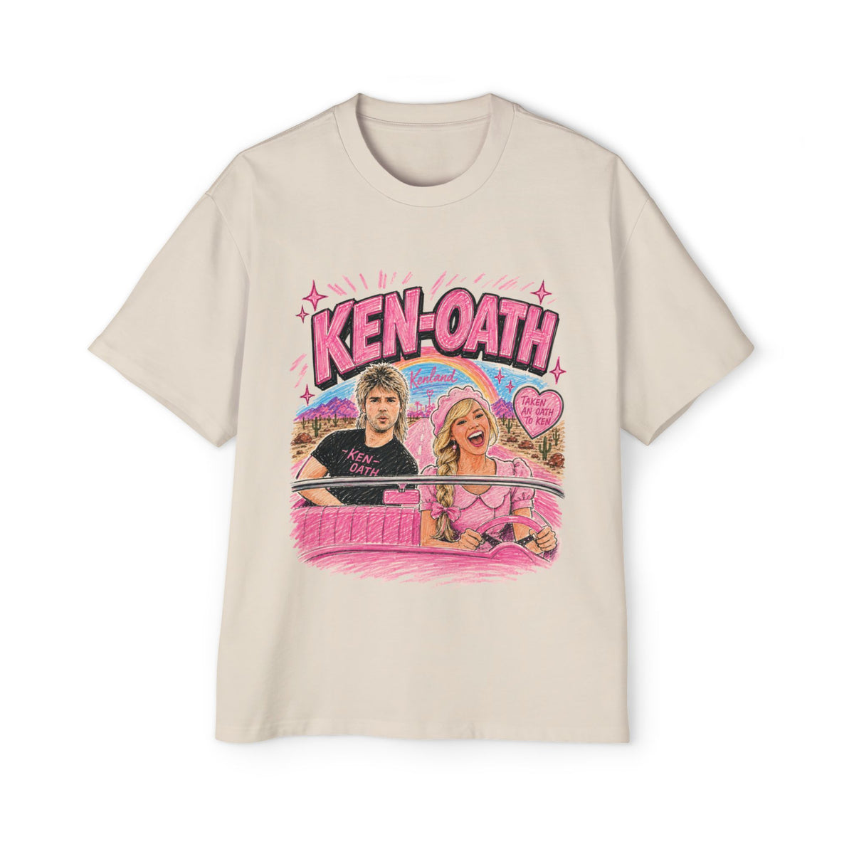 Ken-Oath Oversized Boxed Tee - Unisex