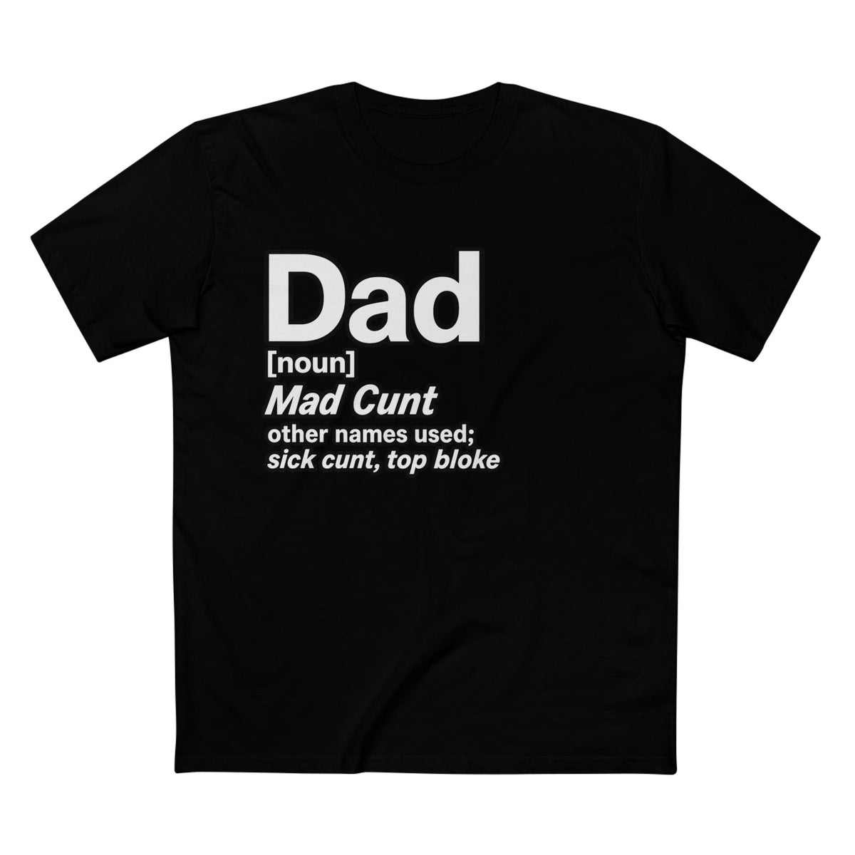 Dad Definition — Funny Dad Gift for Father’s Day Men's Tee