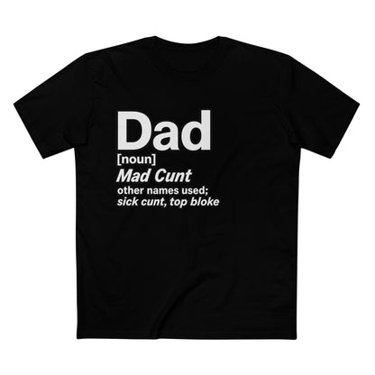 Dad Definition — Funny Dad Gift for Father’s Day Men's Tee