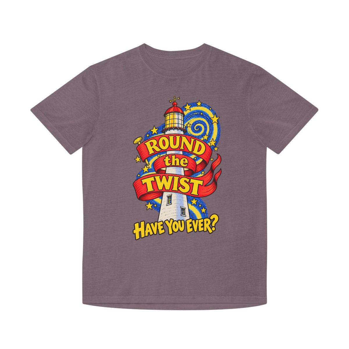 Round the Twist Vintage Faded T‑Shirt — “Have You Ever?” - Unisex