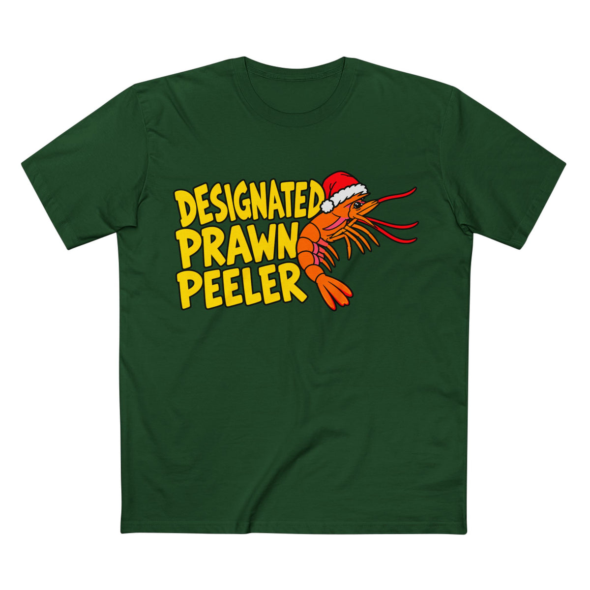 Designated Prawn Peeler Christmas Tee- Men's