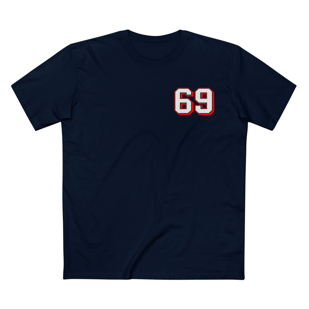 69 Because F*** 67 Front and Back Print - Men's